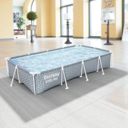 صورة مسبح كبير رصاصي للأطفال والكبار